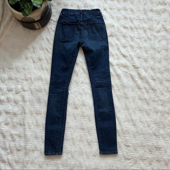 3X1 Channel High Rise Dark Wash Skinny Jeans - Picture 7 of 12